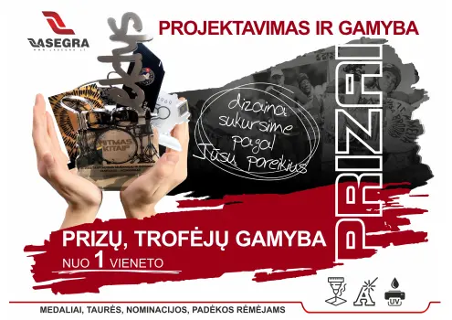 Prizų, trofėjų gamyba