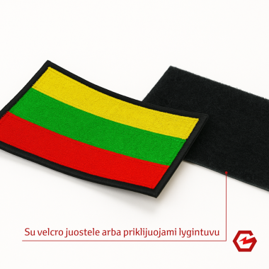 Antsiuvas Lietuvos trispalvė