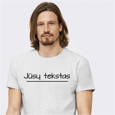 Marškinėliai su Jūsų idėja