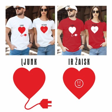 Marškinėlių komplektas "Įjunk ir žaisk"