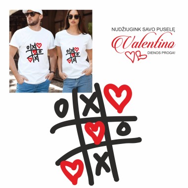 Marškinėlių komplektas "TIC TAC TOE"