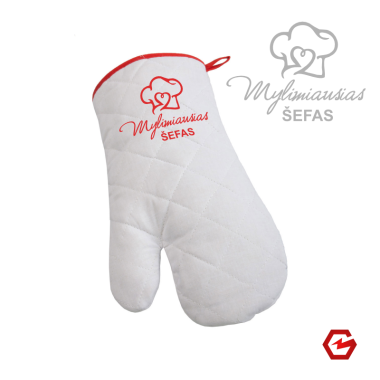 Virtuvės pirštinė „Mylimiausias Šefas“ 