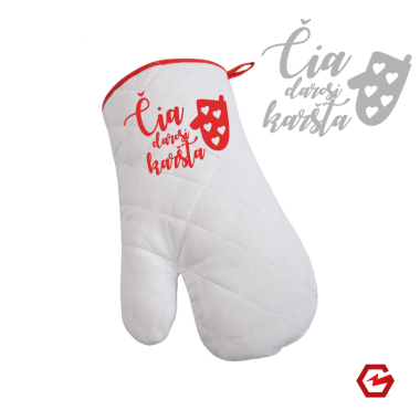 Virtuvės pirštinė „Čia darosi karšta“ 