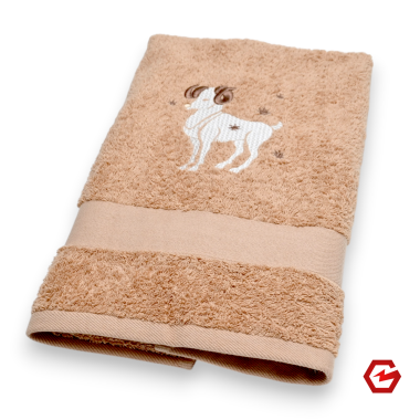 Vardinis rankšluostis  su zodiako ženklu