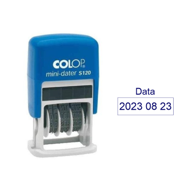 Antspaudas su data "Colop mini dater"