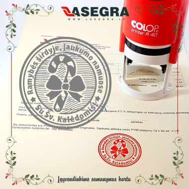 Kalėdinis antspaudas R40 