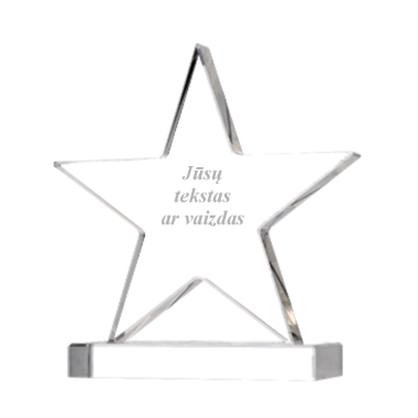 Akrilinis trofėjus "Žvaigždė"