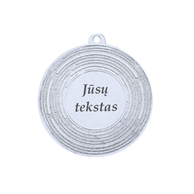 Medalis sidabrinis 50 mm