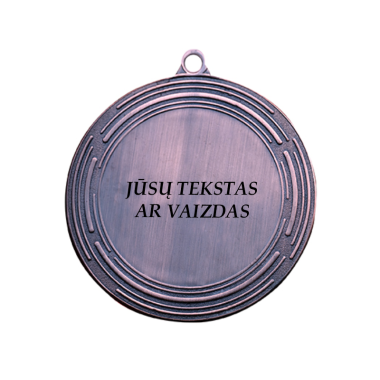 Bronzinis medalis 70 mm
