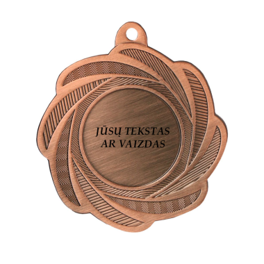 Medalis bronzinis 50 mm