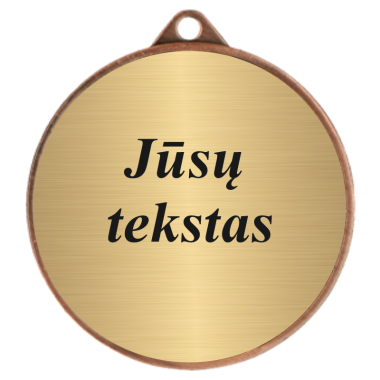 Medalis bronzinis 45 mm