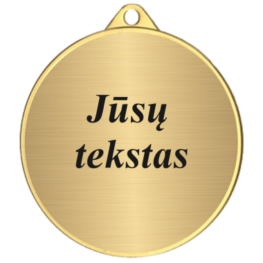 Medalis auksinis 45 mm