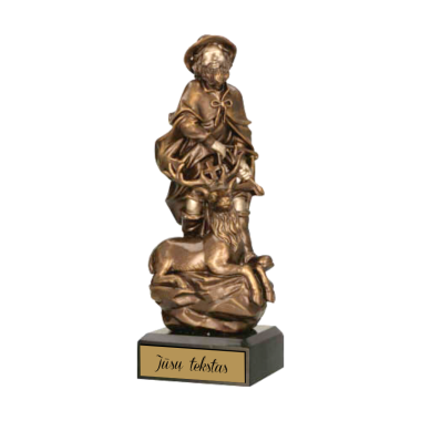 Statulėlė "Miškininkų globėjas Šv. Hubertas" Statulėlė "Miškininkų globėjas Šv. Hubertas"