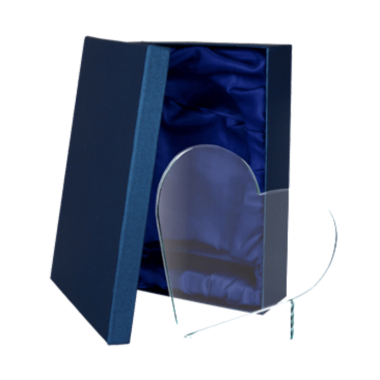 Stiklinis trofėjus "Širdis"