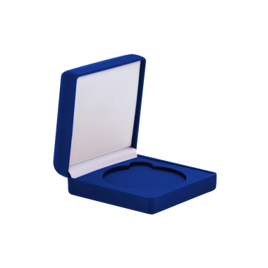 Elegantiška dėžutė medaliui mėlyna