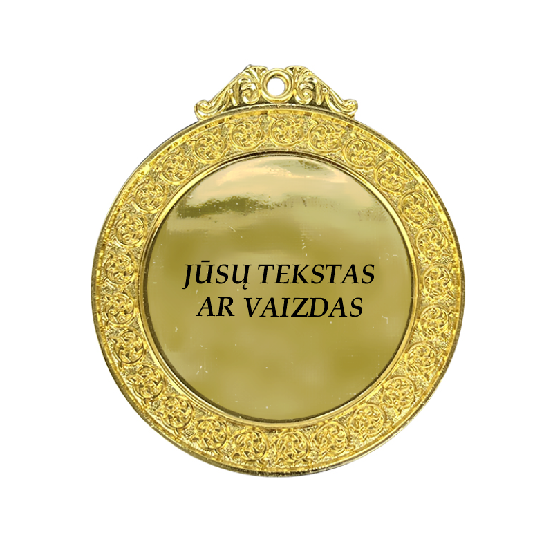 Auksinis medalis 70 mm