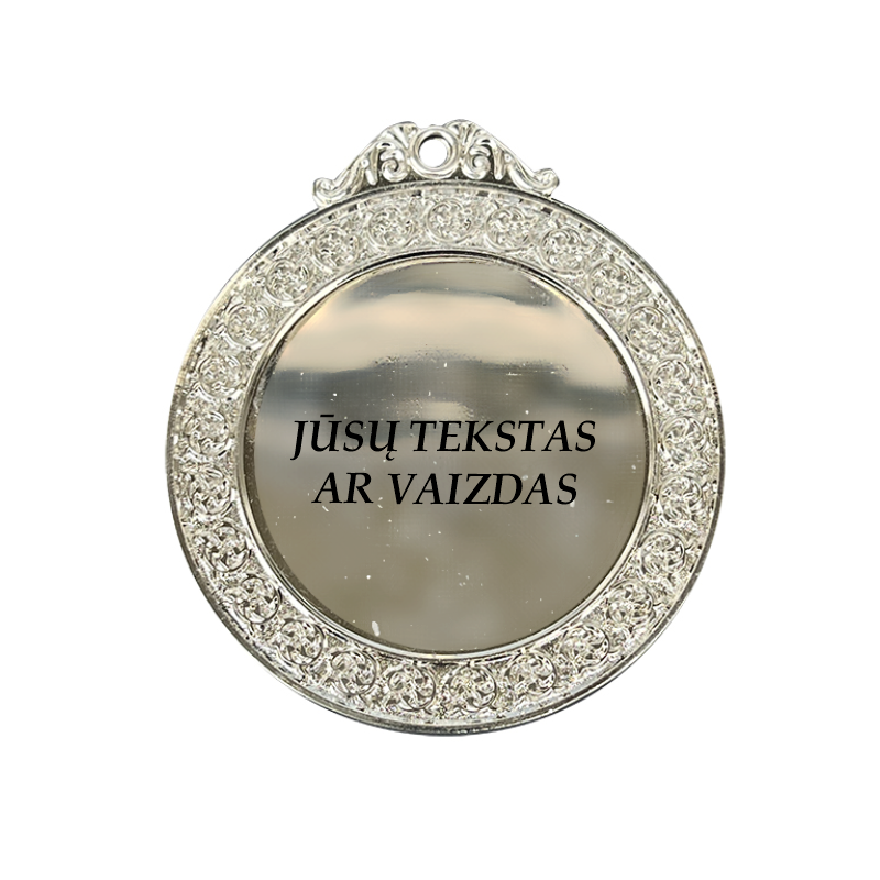 Sidabrinis medalis 70 mm