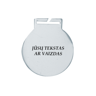 Medalis sidabrinis 50 mm