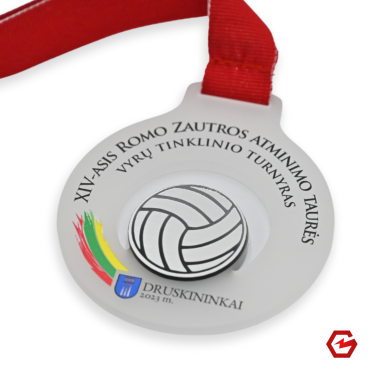 Kombinuotas akrilo medalis. Individualus dizainas. Nr.13