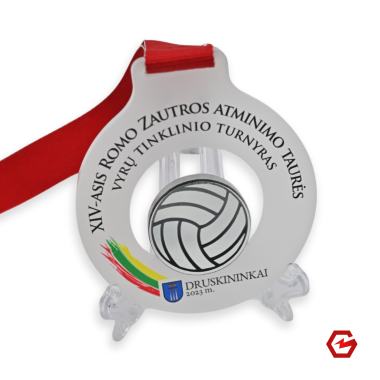 Kombinuotas akrilo medalis. Individualus dizainas. Nr.13