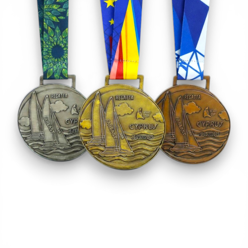 2D individualus lietas medalis iki 50 mm