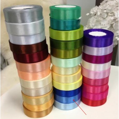 Satino juostelė (įvairios spalvos)