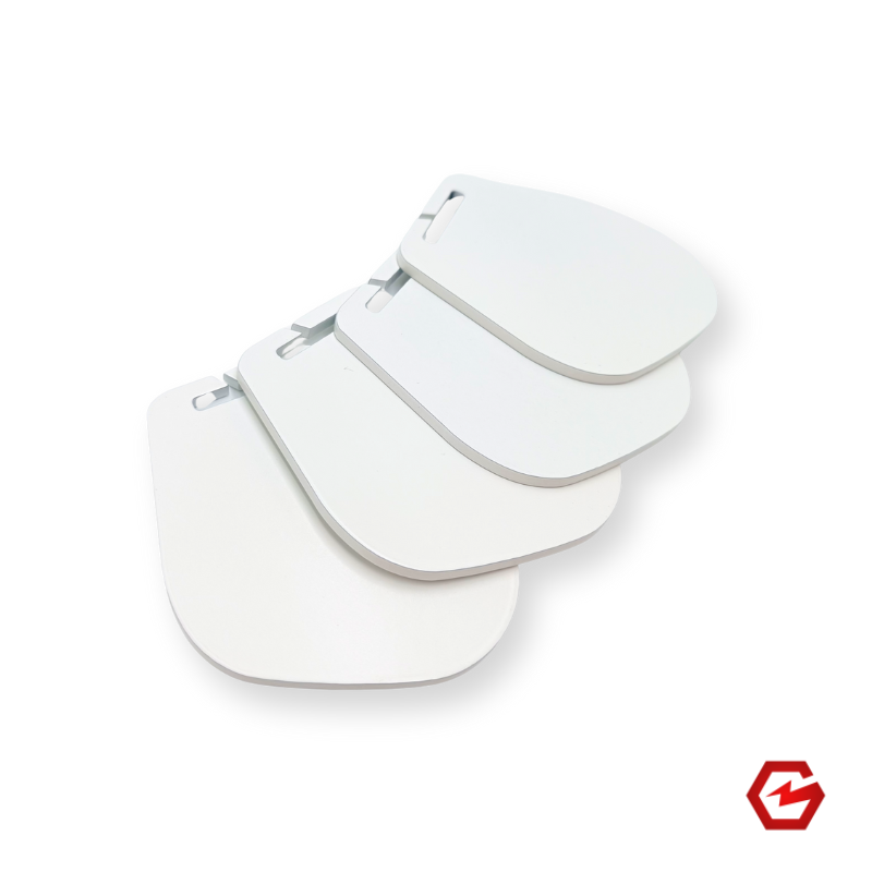 Medalis UV spaudai (baltas) / 70x58mm