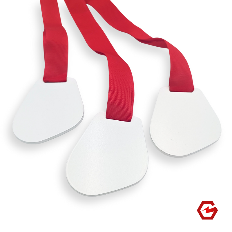 Medalis UV spaudai (baltas) / 70x58mm