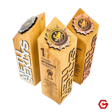 Medinis apdovanojimas su individualiu dizainu II