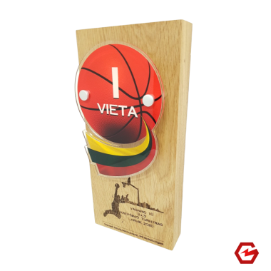 Medinis apdovanojimas su organiniu stiklu L