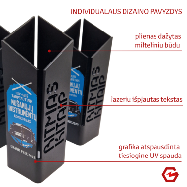 Metalinis apdovanojimas su individualiu dizainu III