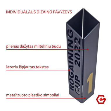 Metalinis apdovanojimas su individualiu dizainu