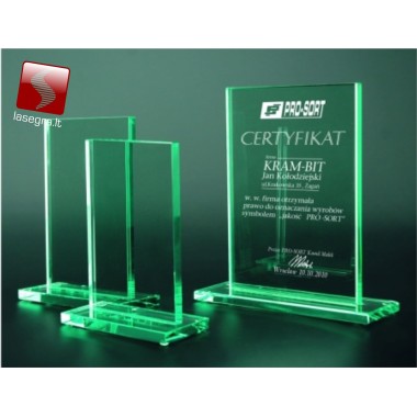 Stiklinis prizas 80031 Stiklinis prizas 80031