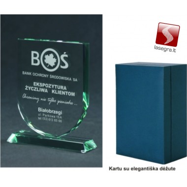 Stiklinis prizas G001