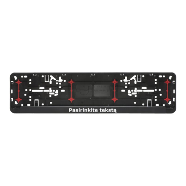 Automobilio numerio rėmelis WURTH su guminiais intarpais ir užrašu