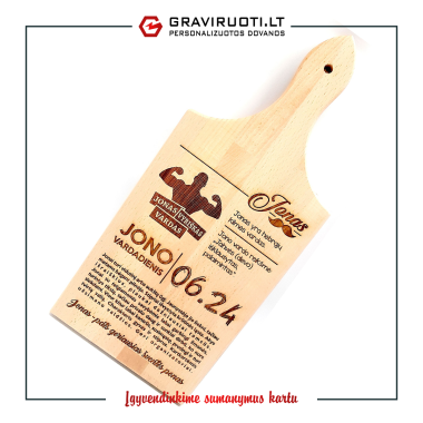 Pjaustymo lentelė Jonui