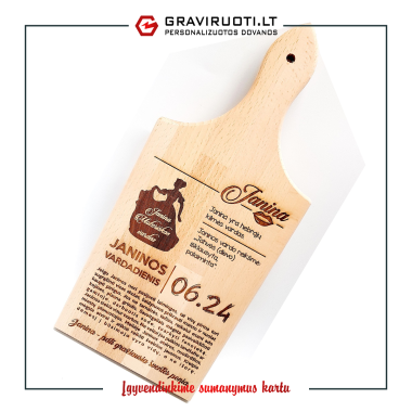 Pjaustymo lentelė Janinai Pjaustymo lentelė Janinai