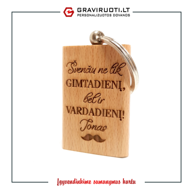 Raktų pakabukas Jonui