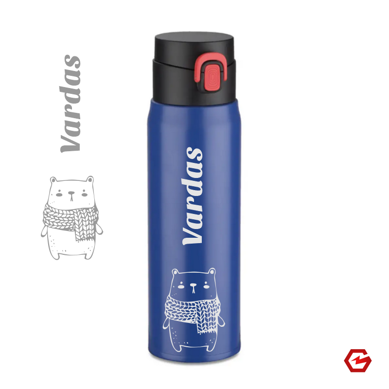 Termosas "Meškiukas" su vardu Termosas "Meškiukas" su vardu