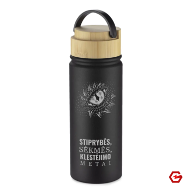 Kelioninis termosas "Stiprybės, sėkmės, klestėjimo"