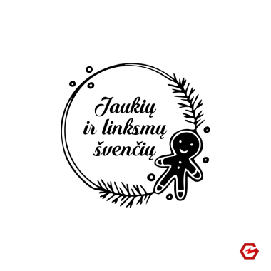 Kalėdinė lentelė "Jaukių švenčių"