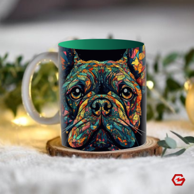 Puodelis "Sėkmės ir džiaugsmo Naujaisiais metais!"