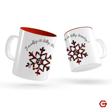 Puodelis "Snaigė" su palinkėjimu