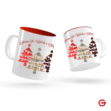 Puodelis "Linksmų Kalėdų ir Naujųjų metų!"