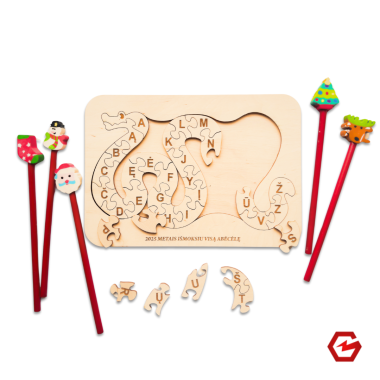 Medinė dėlionė vaikams 