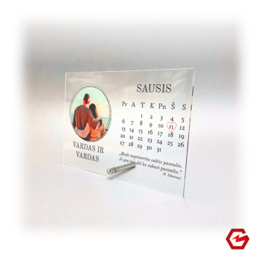 Akrilinis kalendorius "Mūsų diena"