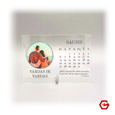 Akrilinis kalendorius "Mūsų diena"