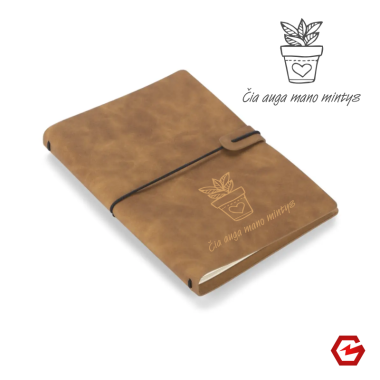 Užrašų knyga "Čia auga mano mintys"