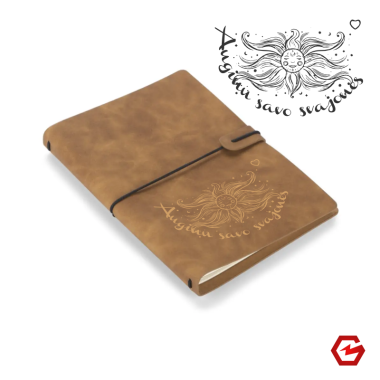 Užrašų knyga "Auginu savo svajones"