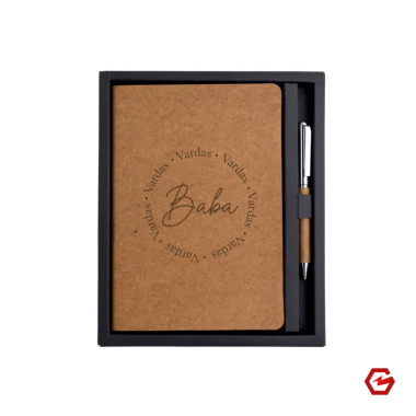 Užrašų knyga su tušinuku dėžutėje "Baba"